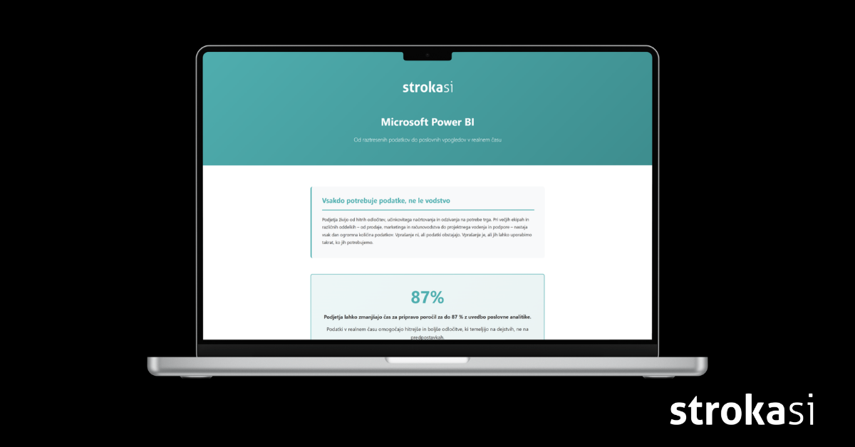 Priročnik: Uspešna implementacija Power BI