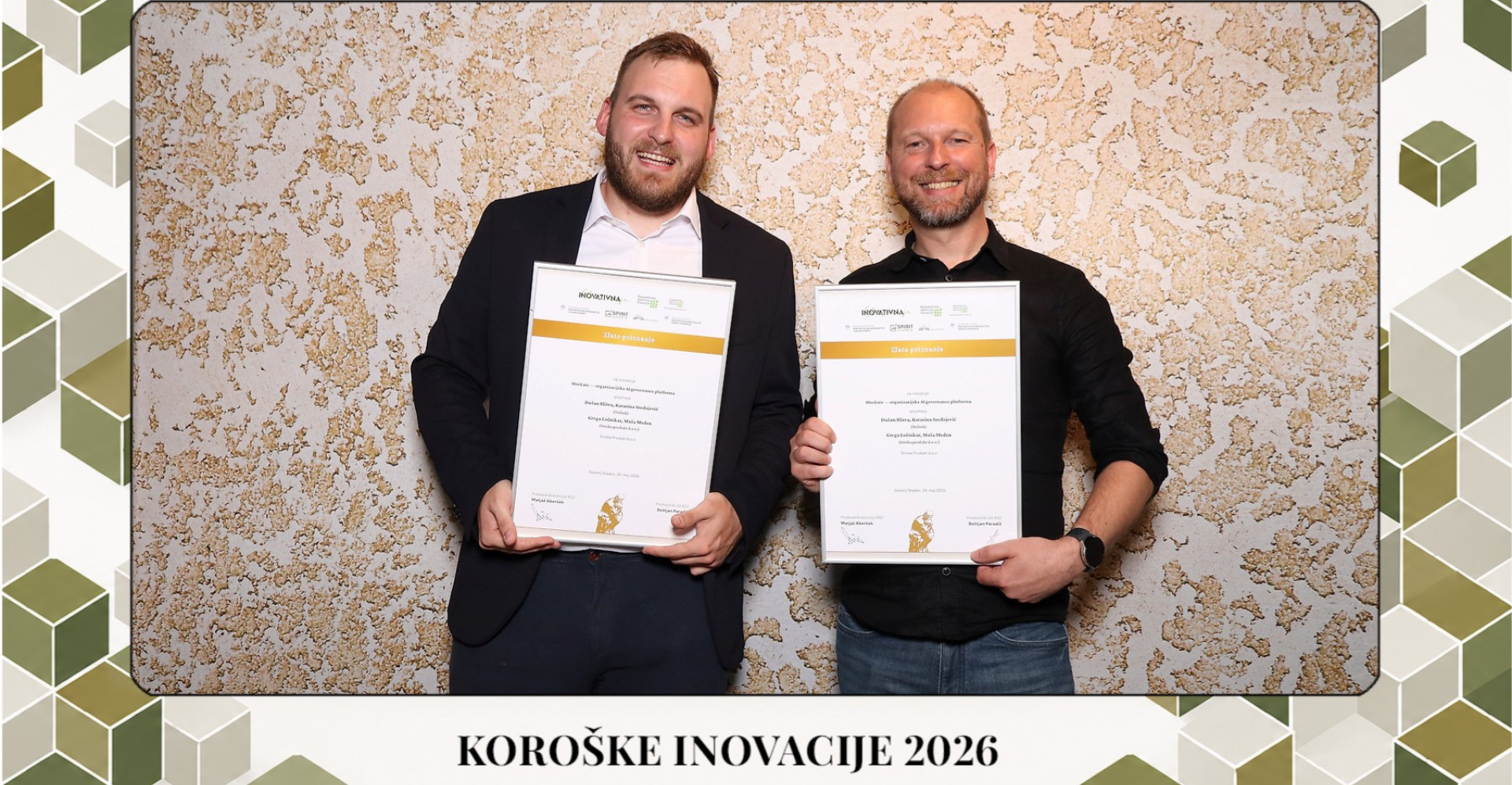 <strong>Zlato priznanje za inovacije 2026</strong>