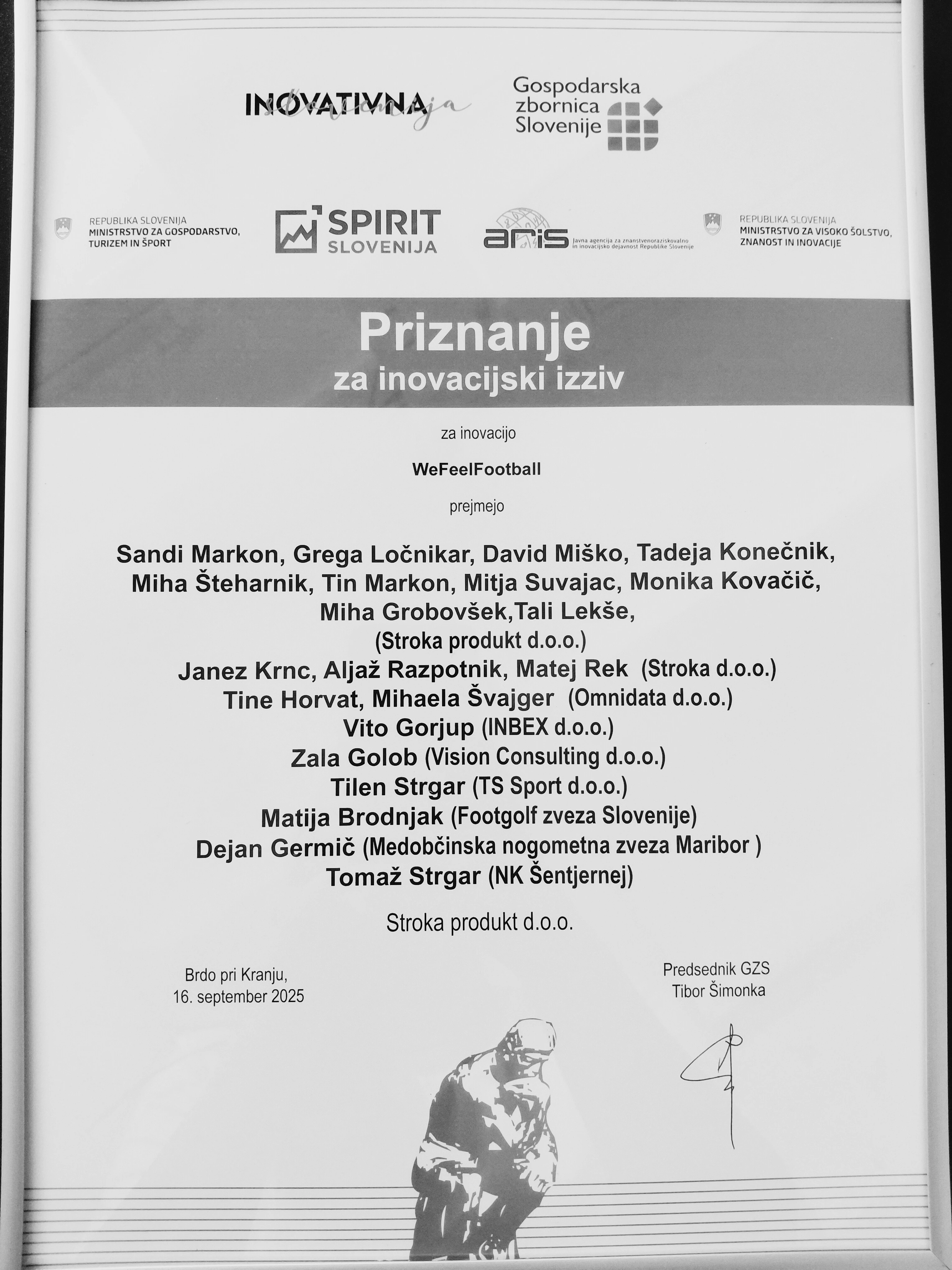 Special Award for Innovation Challenge, national level - CCIS 2025